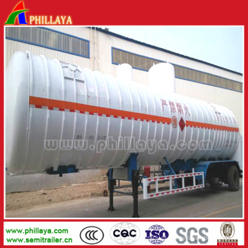 Tanque de gás natural liquefeito transportar semi reboque GNL petroleiro